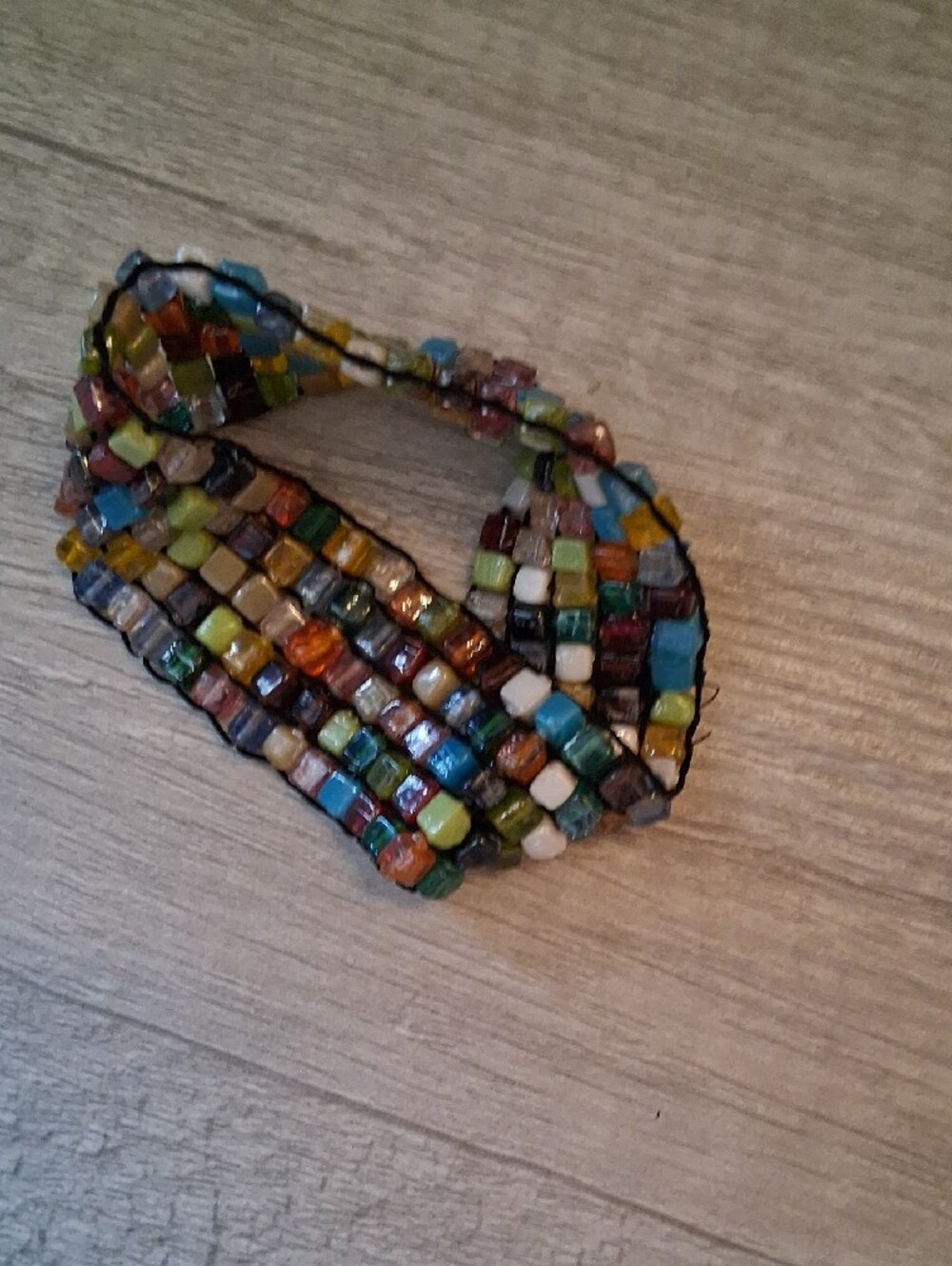 Multi-Color Beaded Wrap Bracelet - Casual Women Jewelry